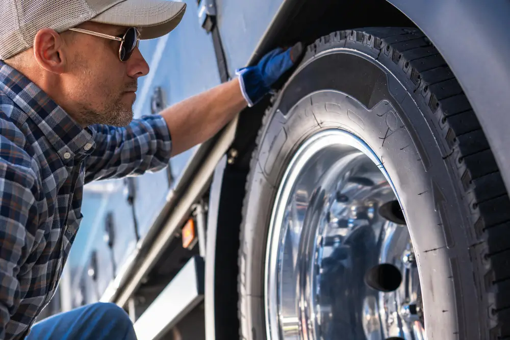 Mobile semi truck tire repair in Orlando