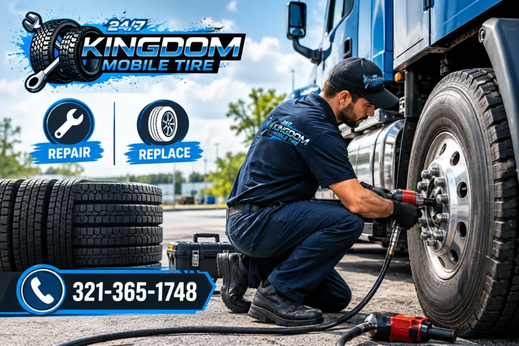 Commercial Truck Tire Replacement: Repair or Replace?